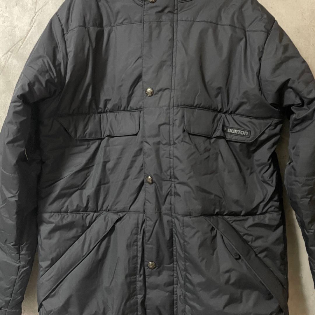 Burtonバートンスキーウェアスノーボードジャケットパーカーフード付紺ネイビー