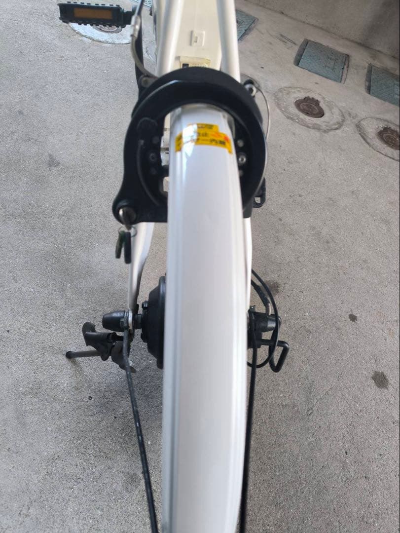 1割引？【福岡県限定】配達無料！激安！！折りたたみ電動アシスト自転車（ホワイト）
