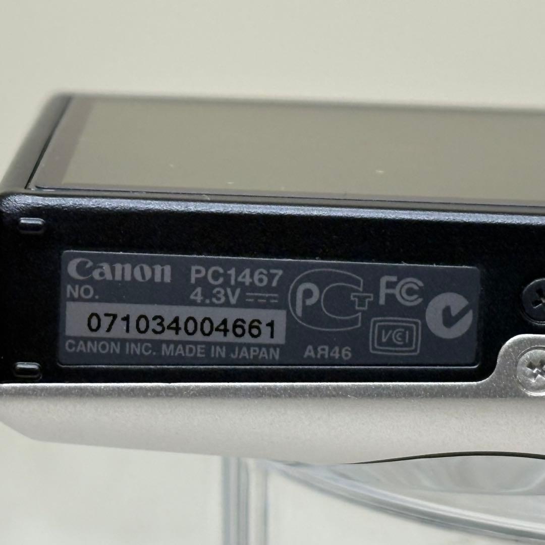 Canon カメラ　IXY10S PC1467 箱　シルバー コンデジ　動作品