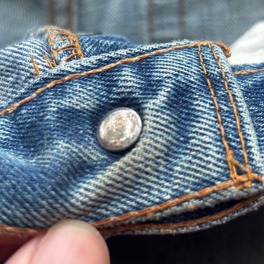 【70s】 Levi's 501 66前期 ボタン裏6 シングルステッチ