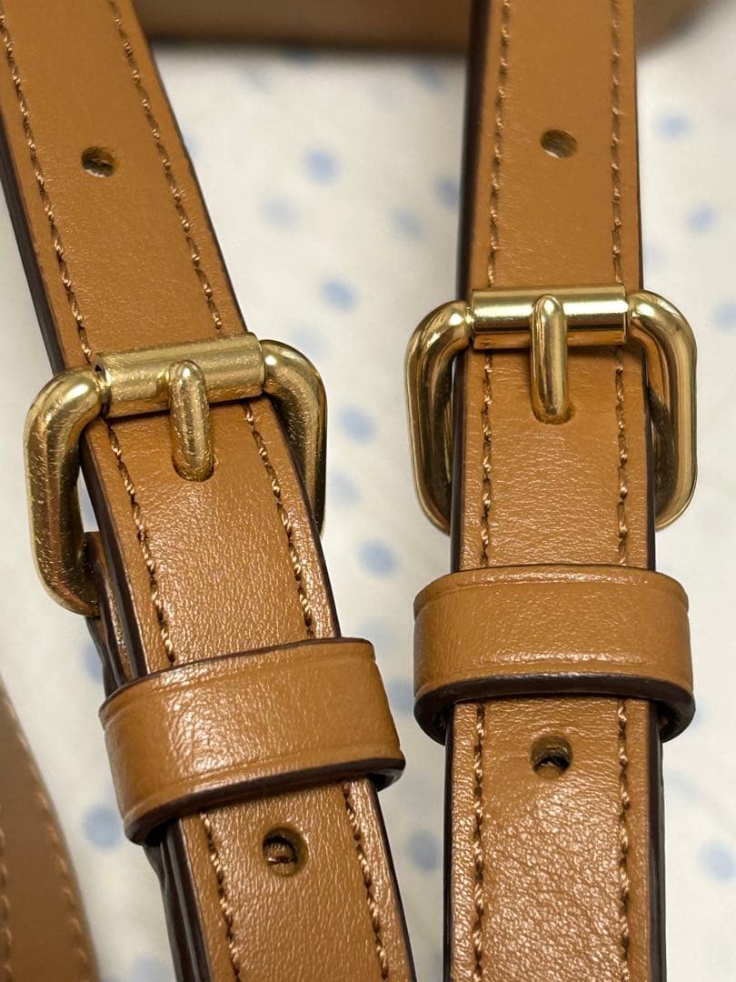 値下げ‼️コーチ リュックサック シグネチャー PVC×レザー ブラウン×ピンク