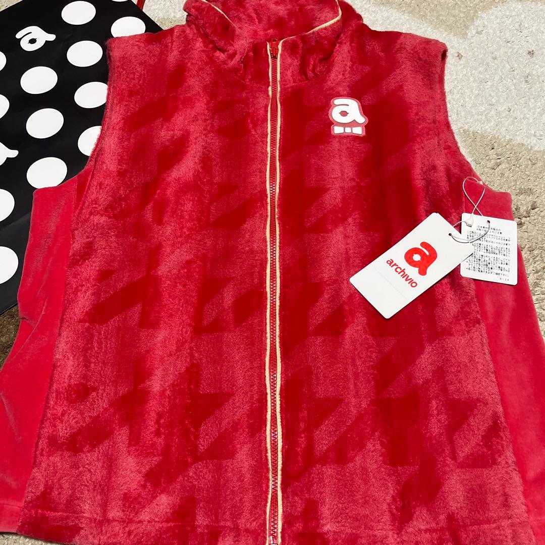 ♡アルチビオ♡起毛千鳥格子柄ベスト＆スカート＆靴下新品未使用タグ付き秋冬