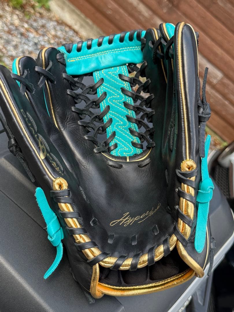 Rawlings Hypertech 軟式 黒/ターコイズ【超美品激レア】