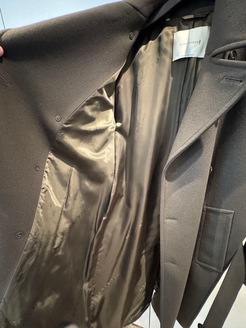 ビームスf別注　mackintosh コート　36 オリーブ　グリーン