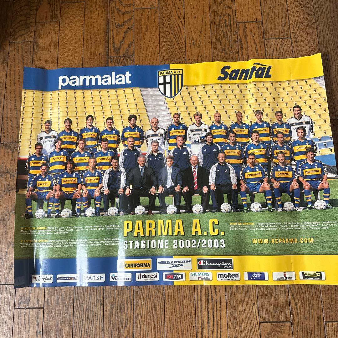 中田英寿パルマA.C. 2002/2003シーズン ポスター - メルカリ