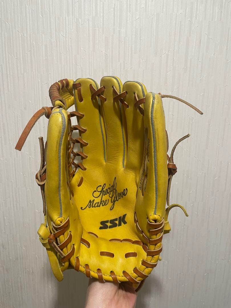 【美品】SSK イエローグローブ Special Make Up