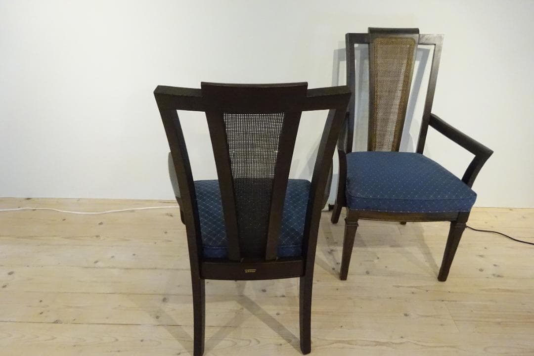 maruni/マルニ木工　ニース　アーム付き　ダイニングチェア　2脚セット