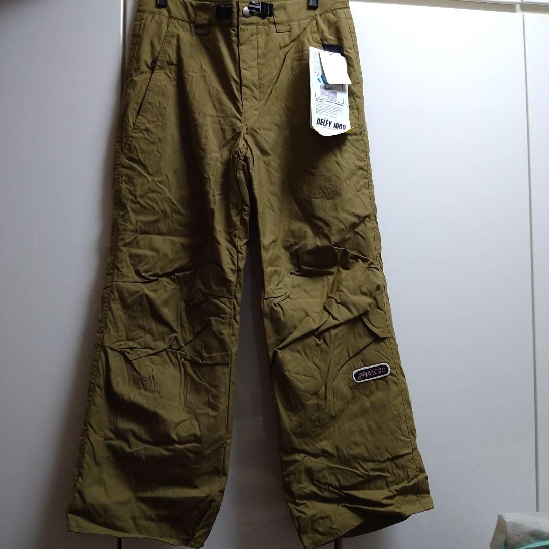 【新品・未使用】男女兼用　BE-POLスノーボード用ジャケット&パンツ　オリーブ