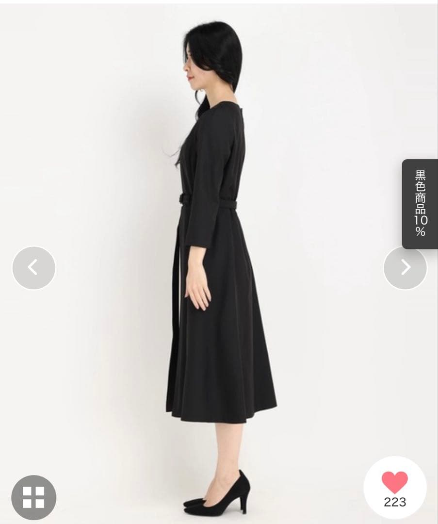 未使用　日本製　ストロベリーフィールズ センタープリーツワンピース　卒園入学式