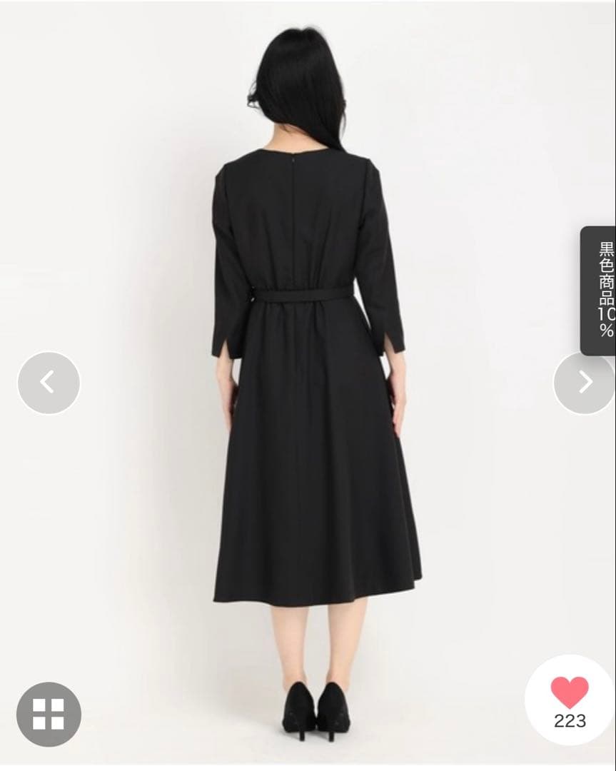 未使用　日本製　ストロベリーフィールズ センタープリーツワンピース　卒園入学式