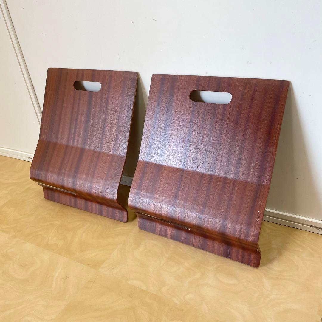 プライウッド マガジンラック木製 本立て 新聞入れ ビンテージ 北欧スタイル