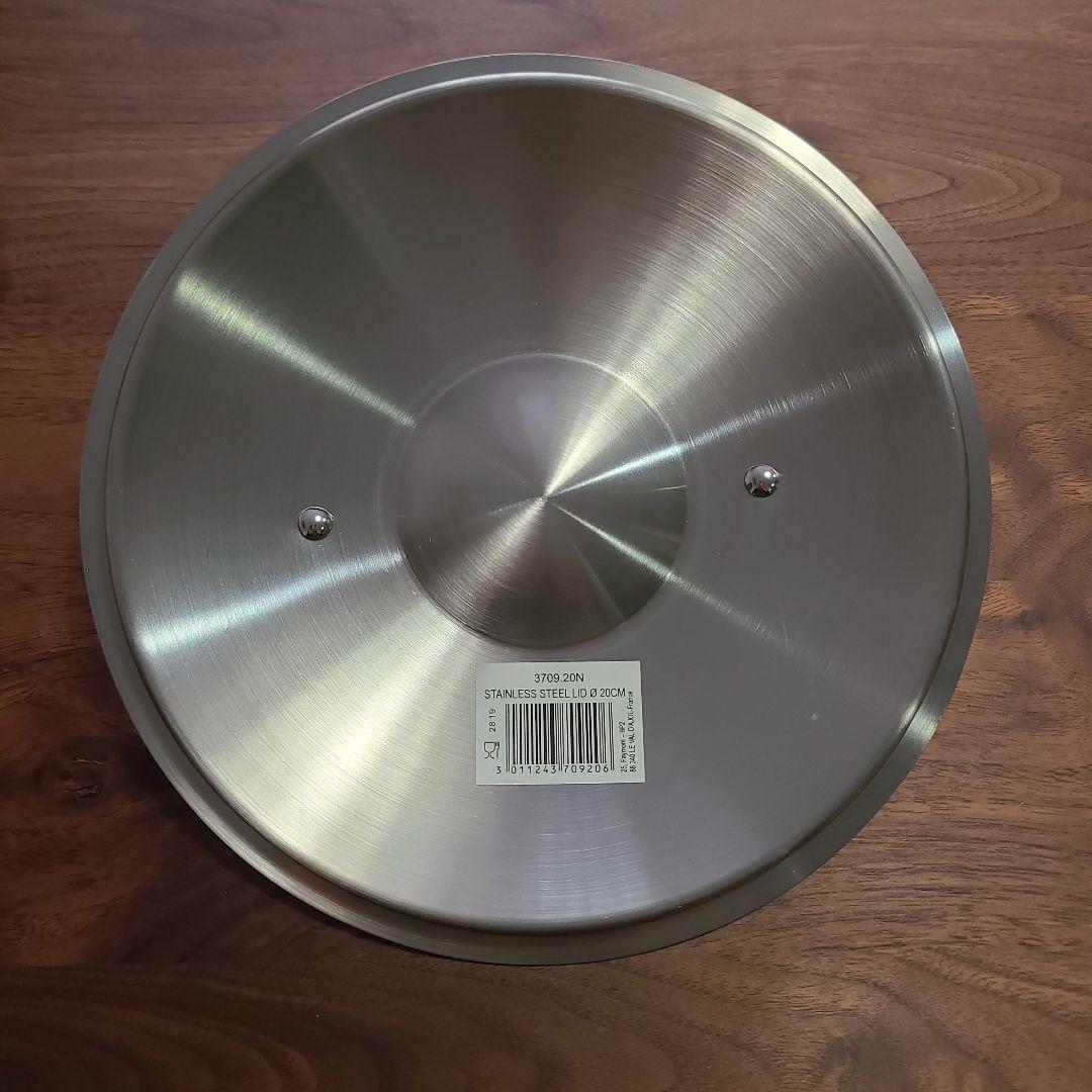 【在庫僅少！】フランス製deBuyerIH対応20センチ銅ソテーパン蓋付