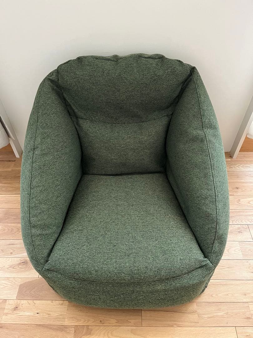 無印良品 空気でできたソファ グリーン