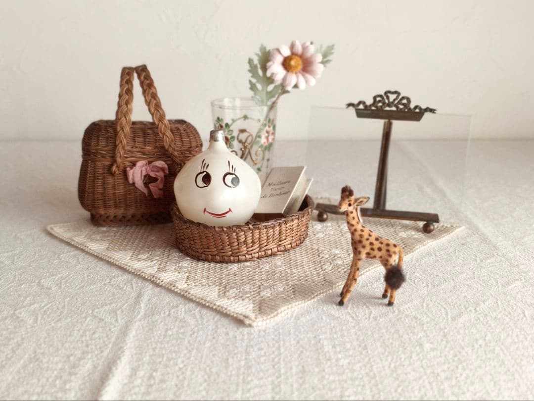 * antique doll panier ❀ * 小さなバスケット カゴ