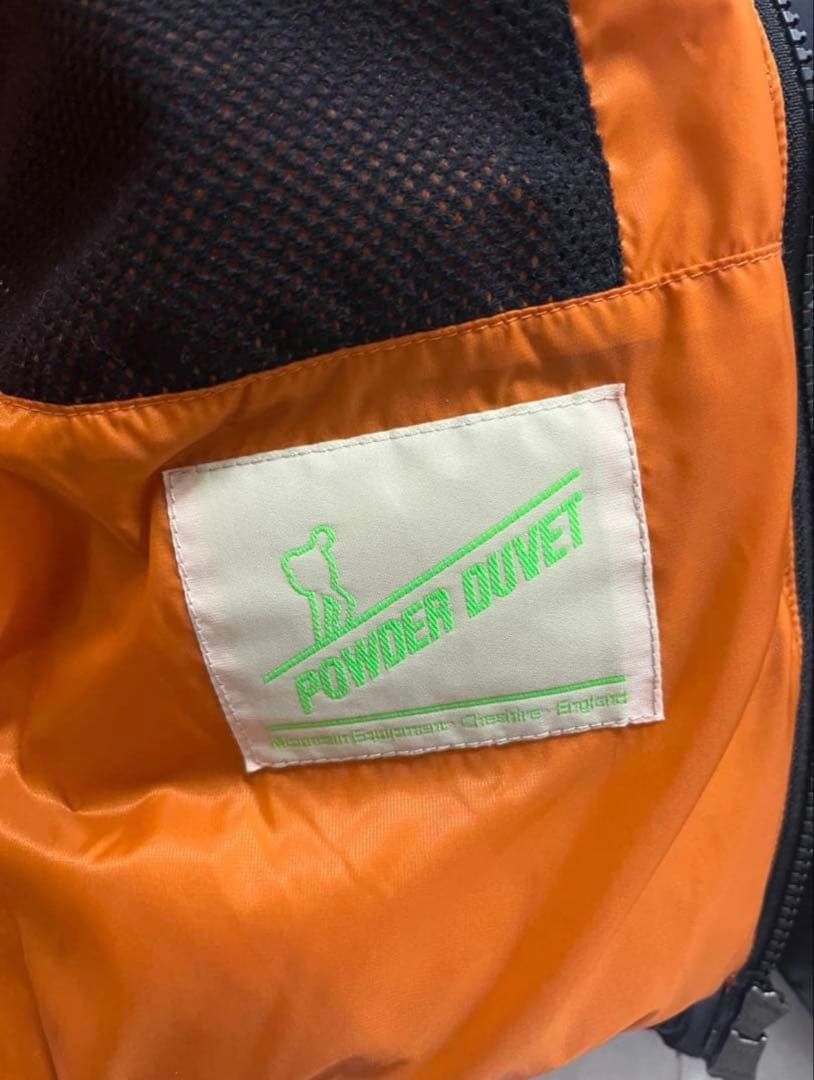 MOUNTAIN EQUIPMENT 肉厚 ダウン ヌプシ 光沢 y2k 黒