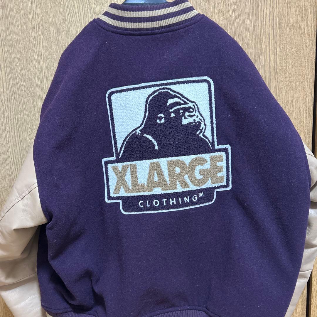 XLARGE スタジャン パープル Lサイズ