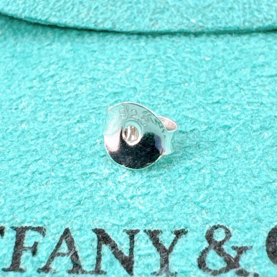 美品 オールドティファニー バンブー スモール ピアス キャッチ社外品 シルバー