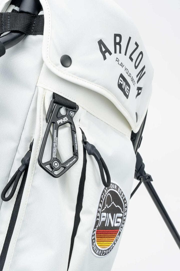 PING パイプフレームスタンドキャディバッグ/ネイビー