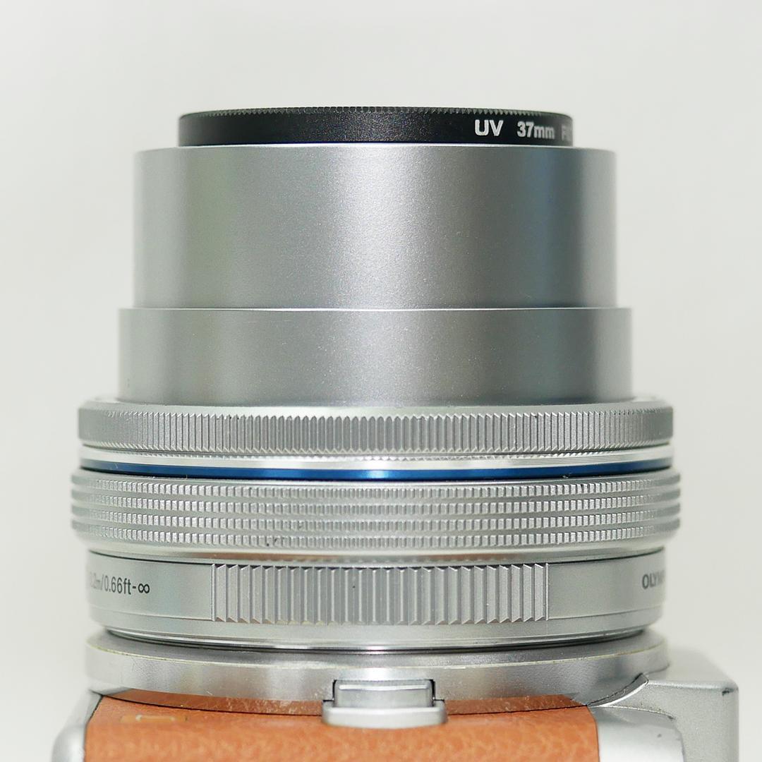 OLYMPUS 電動パンケーキレンズ M.ZUIKO 14-42mm シルバー