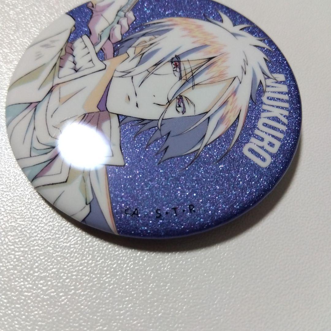 【家庭教師ヒットマンREBORN!】六道骸 ひこくじ 特典 グリッター 缶バッジ