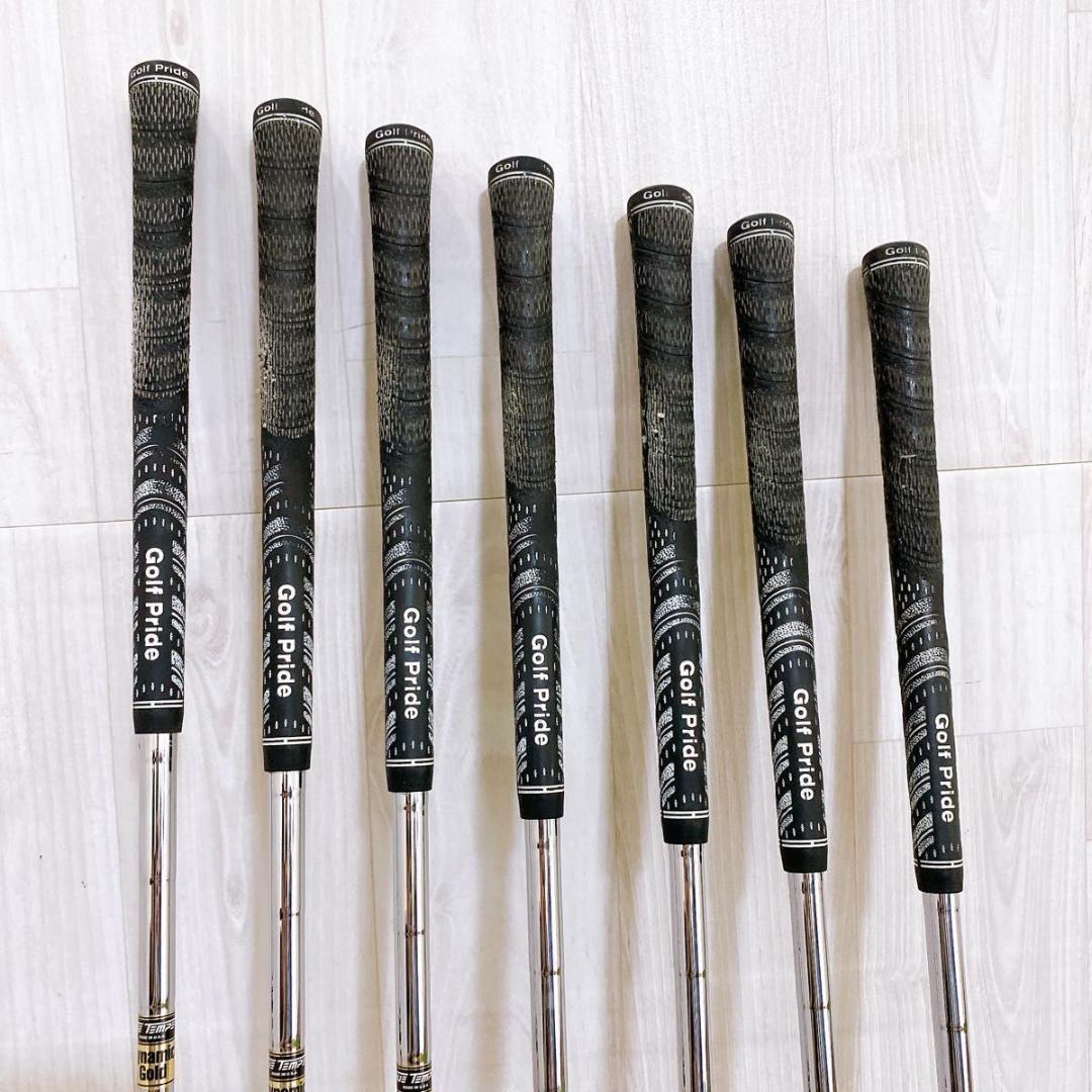 激レア MIZUNO MP-5 ミズノ メンズアイアン 7本 ブラックサテン S