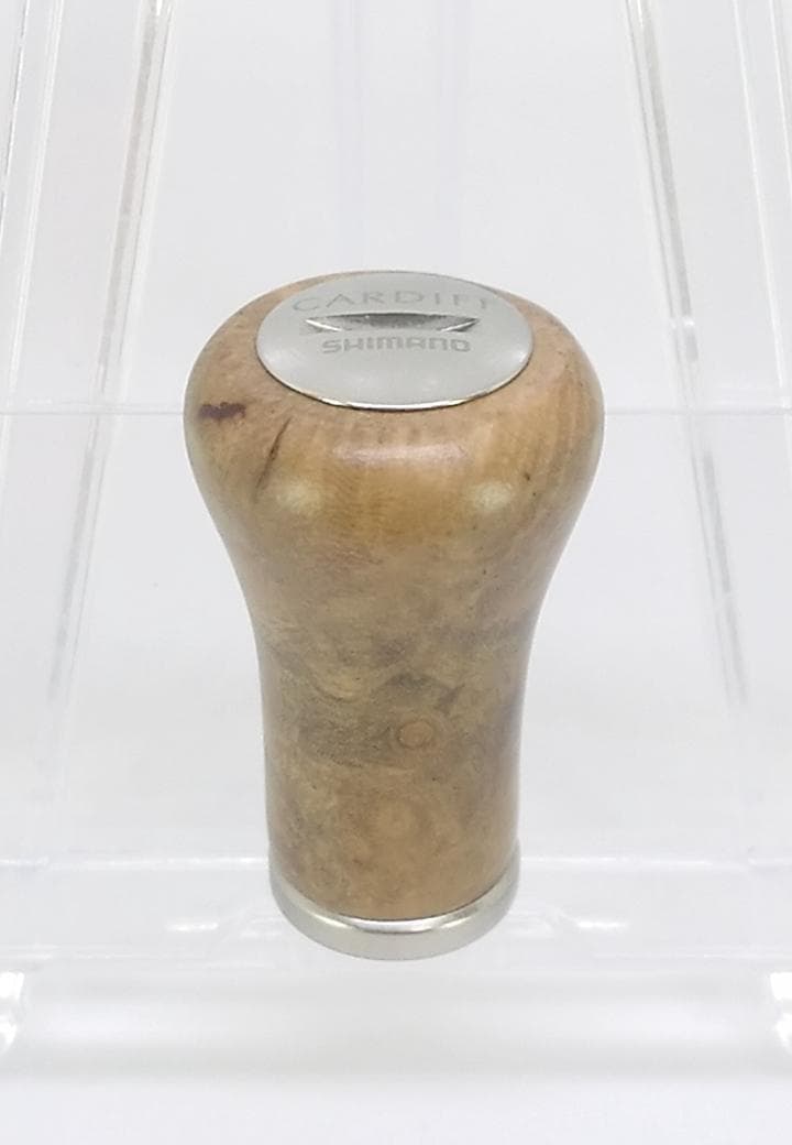 未使用　シマノ　夢屋　カーディフ　花梨ノブ　シルバー
