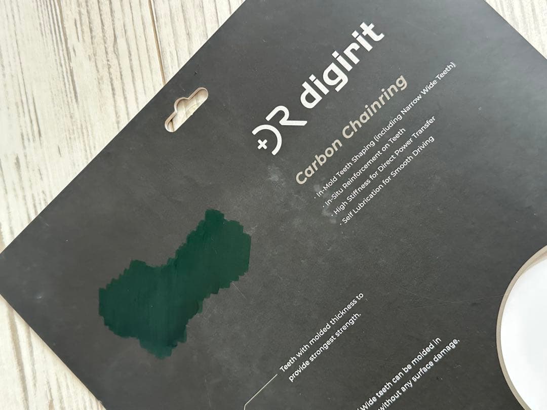 digirit カーボンチェーンリング 51T トラック/シングルスピード