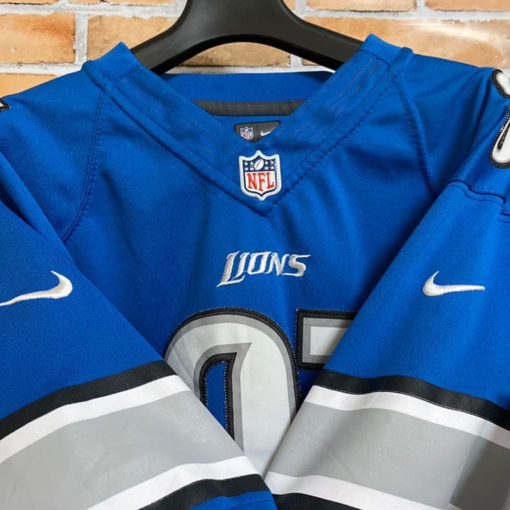 ナイキ製　NFL デトロイト・ライオンズ ユニフォーム [スペシャルセール！]