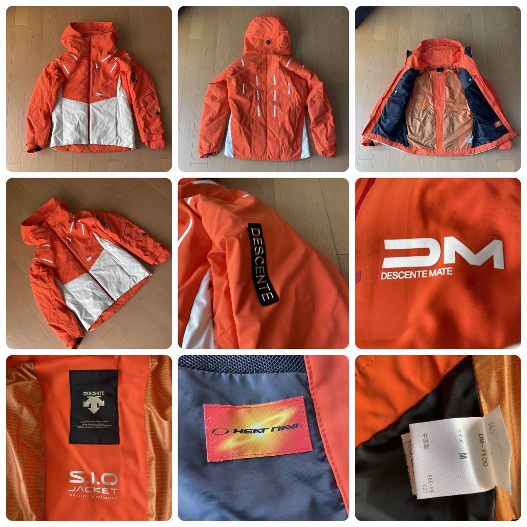 デサントDESCENTEスキーウェア　上下セット　デモチーム　中古　サイズM