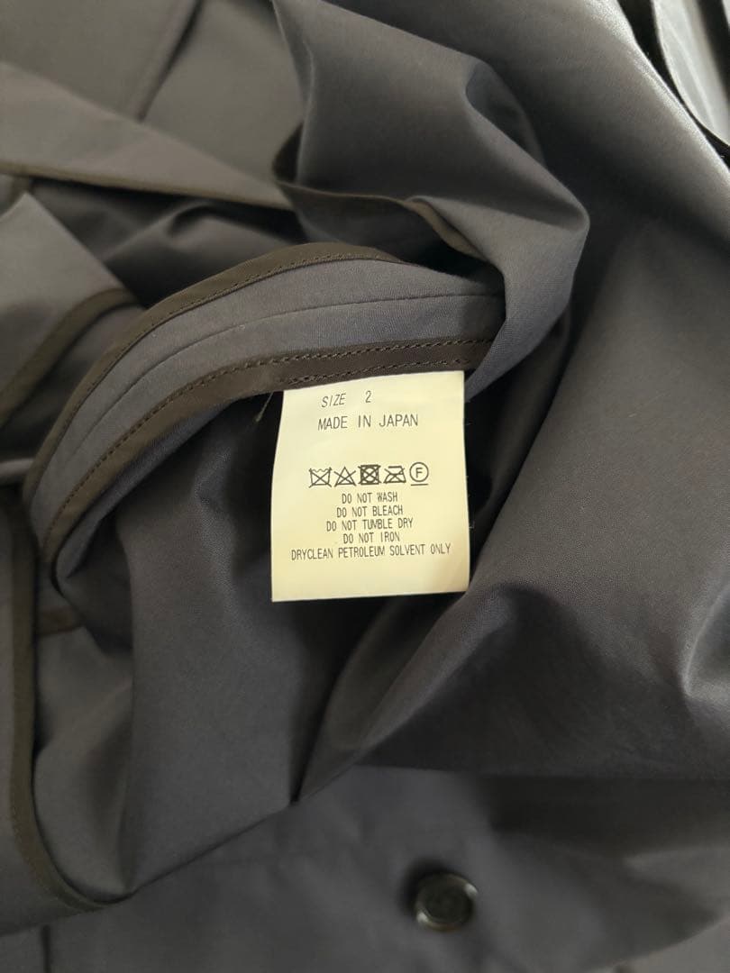 markaware25ssウェザークロスウォークアバウトコート2ネイビー - メルカリ