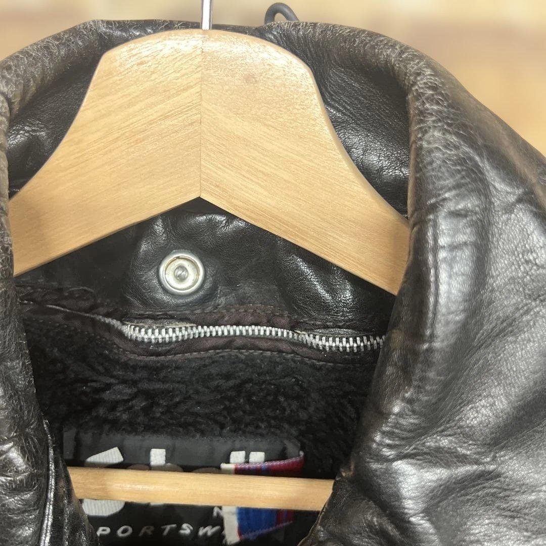 K*）様 Schott G-1 黒 レザー フライトジャケット