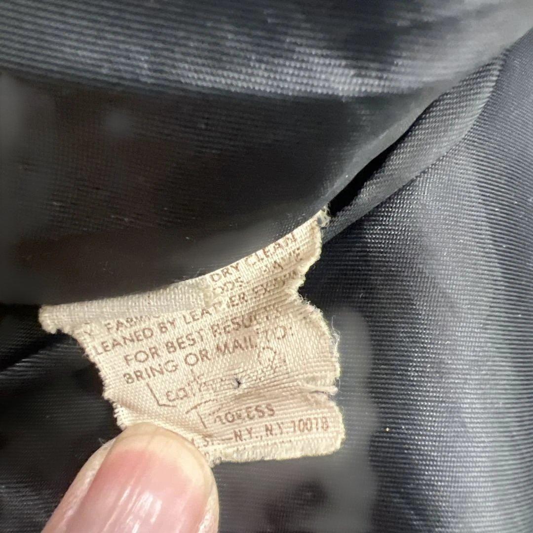 K*）様 Schott G-1 黒 レザー フライトジャケット