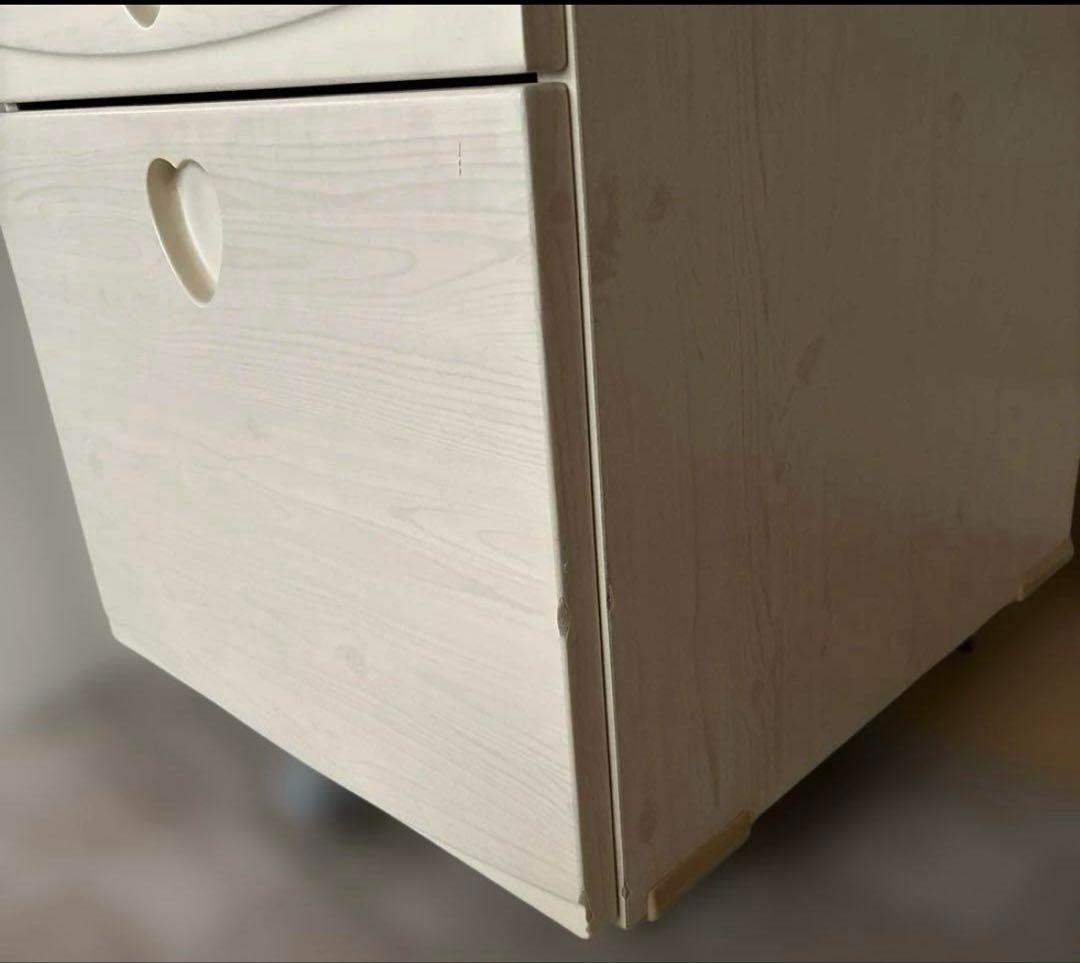 学習机 イス　女の子用　収納力抜群