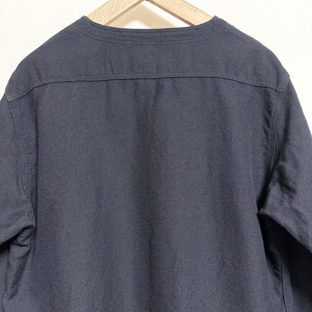 ⚫︎サイズ3！orslow リネンウールノーカラーシャツジャケット