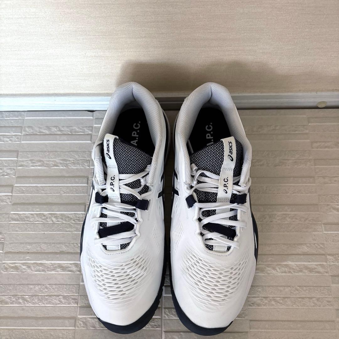 【値下げ！】A.P.C.コラボ限定asicsゲルレゾリューションX 25.5cm