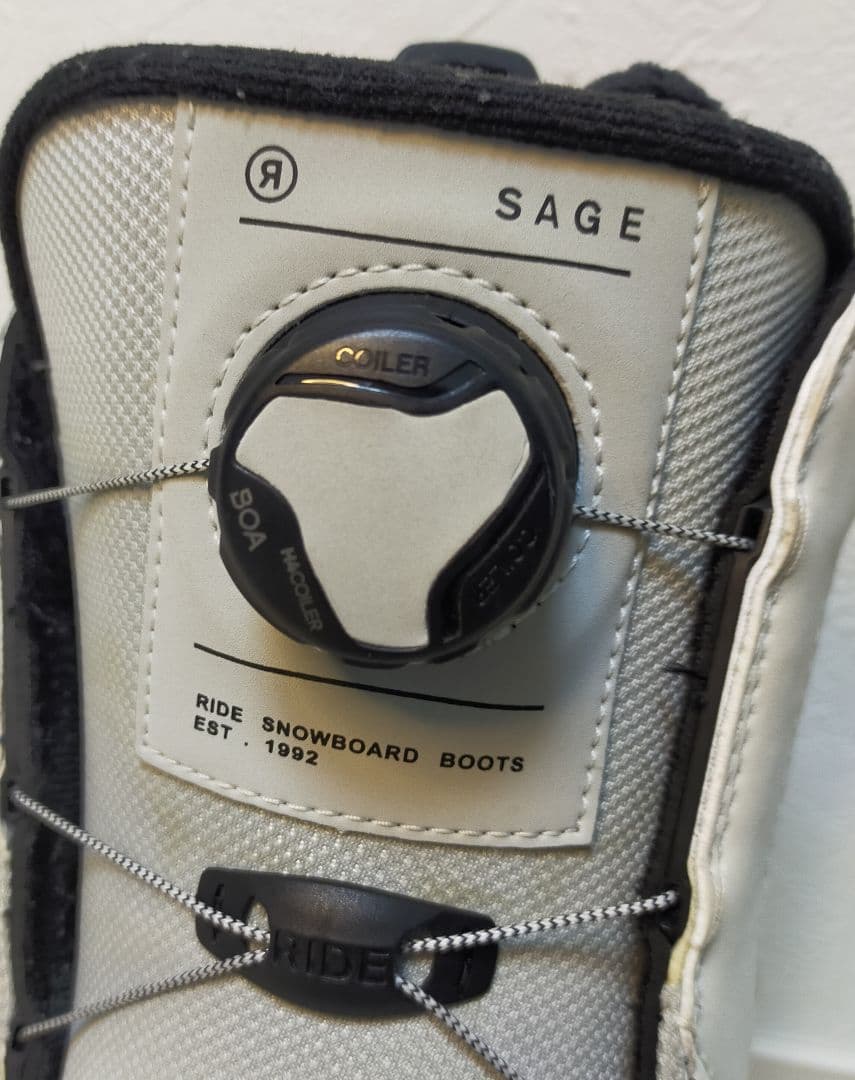 RIDE スノーボードブーツ 24cm SAGE 白/グレー