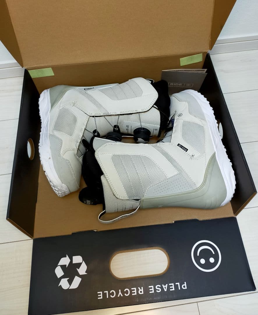 RIDE スノーボードブーツ 24cm SAGE 白/グレー