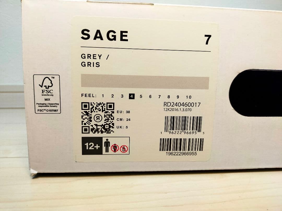 RIDE スノーボードブーツ 24cm SAGE 白/グレー