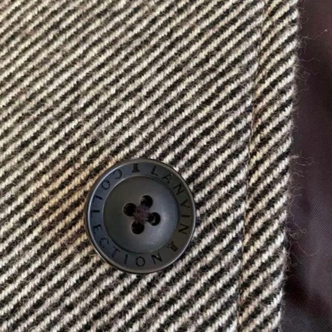 ランバンコレクション フード スタンドカラー 2way コート ウールコート