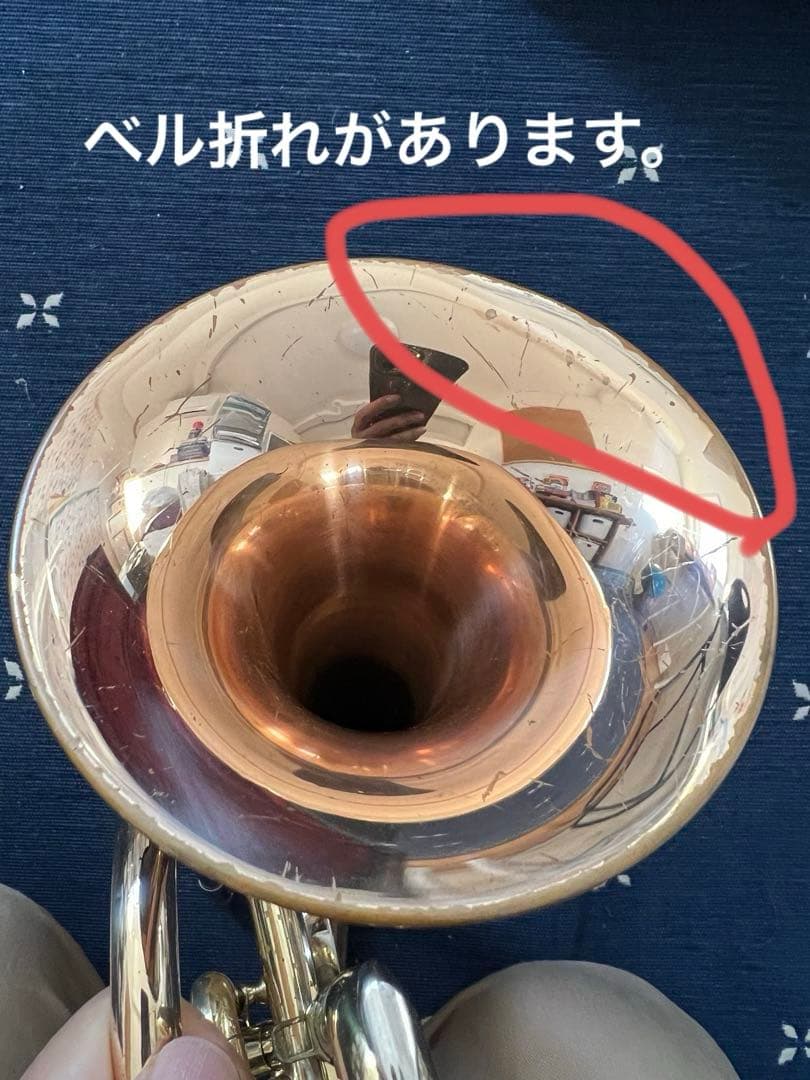 ヤマハコルネットYCR3330 マウスピース+ケース付き