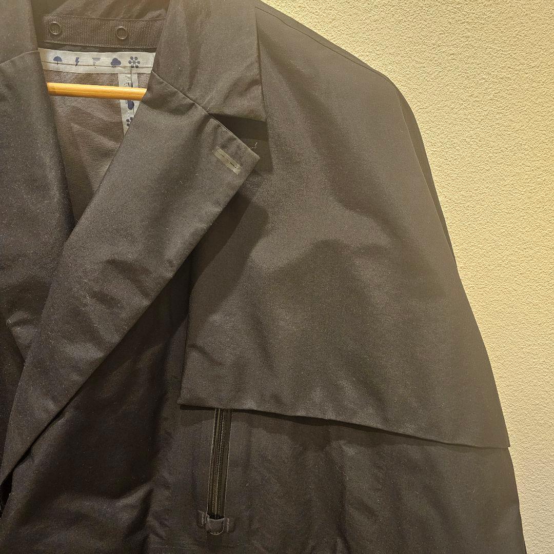 F/CE.® WRAP DOUBLE BRESTED CTオールウェザーコート黒