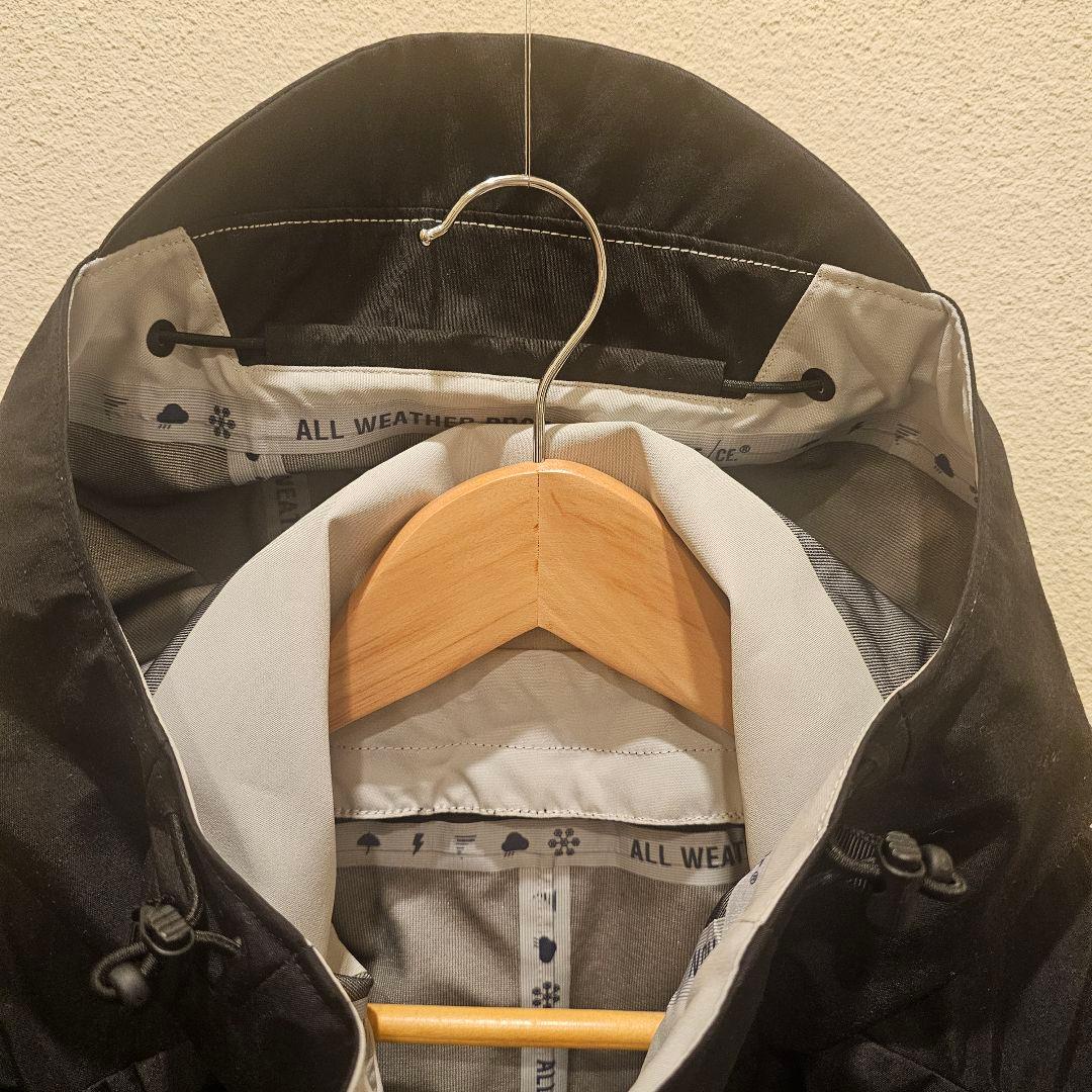 F/CE.® WRAP DOUBLE BRESTED CTオールウェザーコート黒