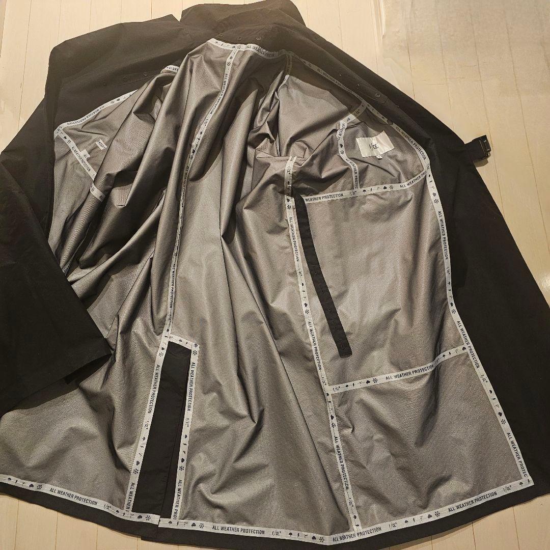 F/CE.® WRAP DOUBLE BRESTED CTオールウェザーコート黒