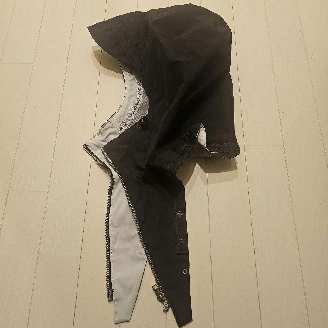 F/CE.® WRAP DOUBLE BRESTED CTオールウェザーコート黒