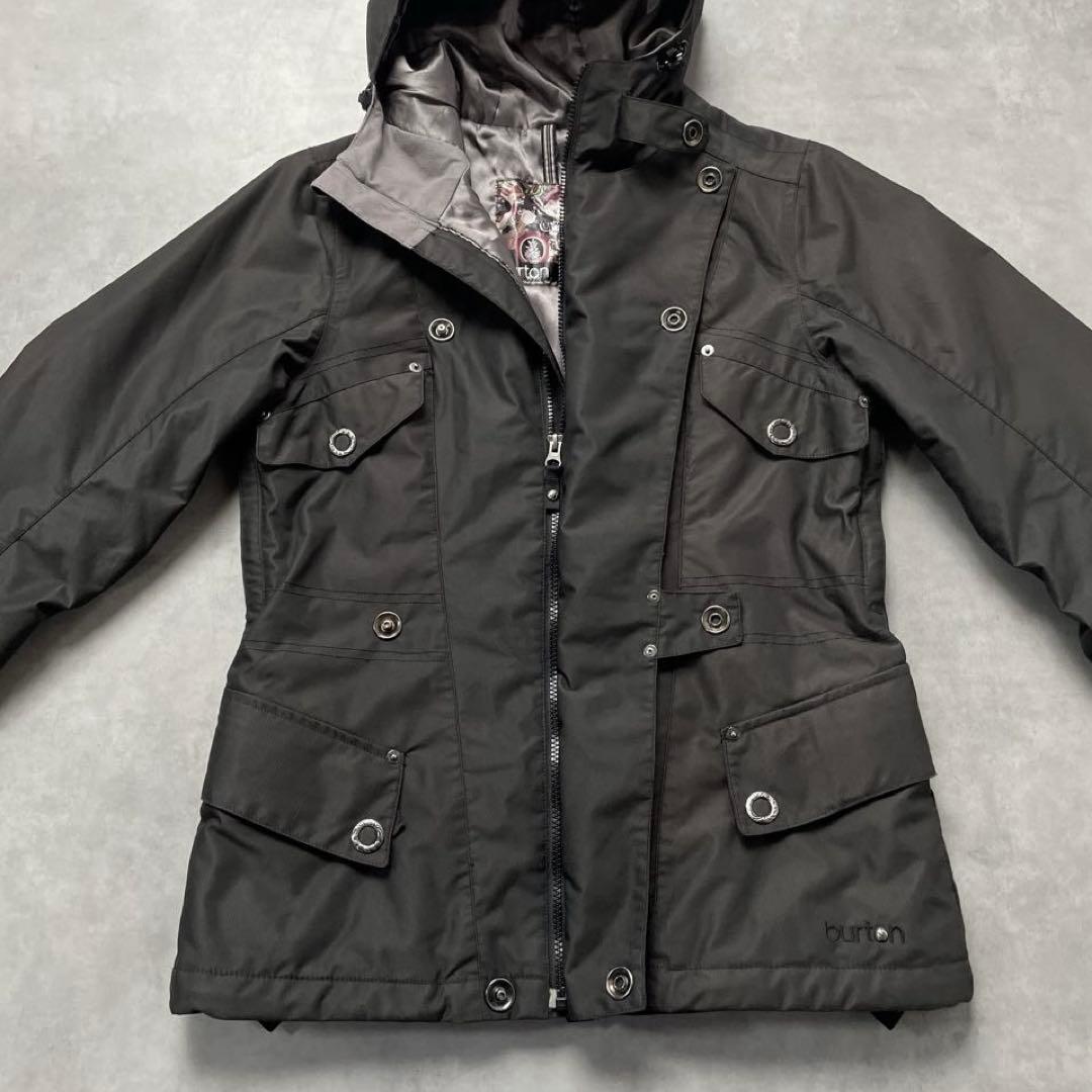 Burton black×l button dryride jacket