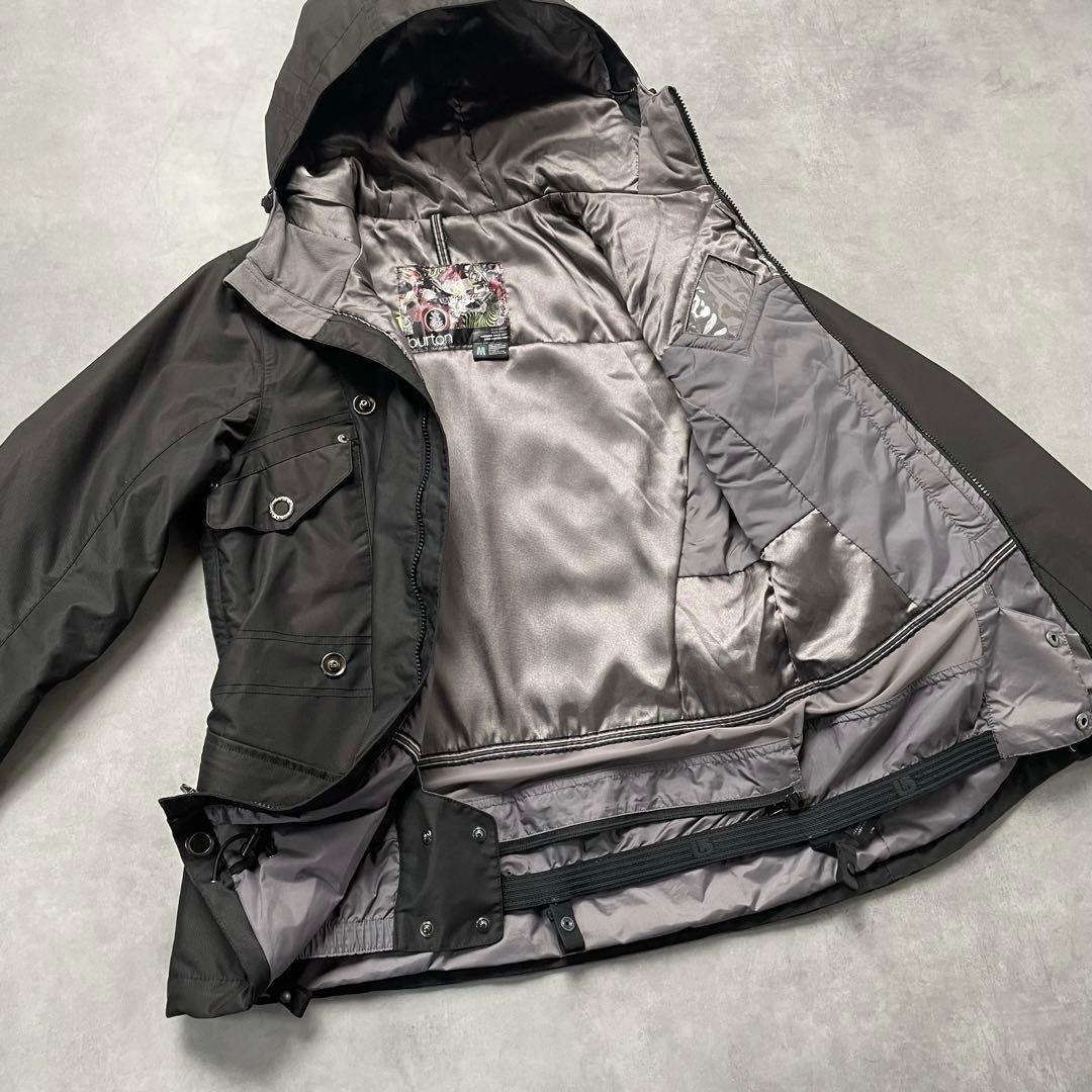 Burton black×l button dryride jacket