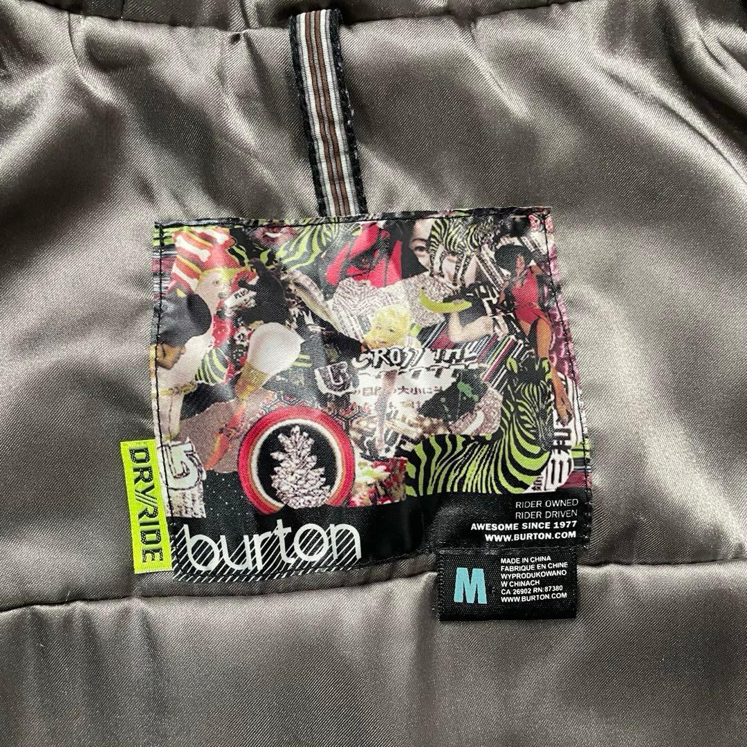 Burton black×l button dryride jacket