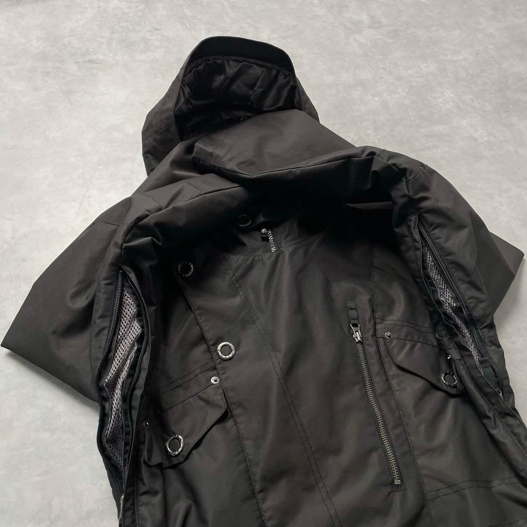 Burton black×l button dryride jacket
