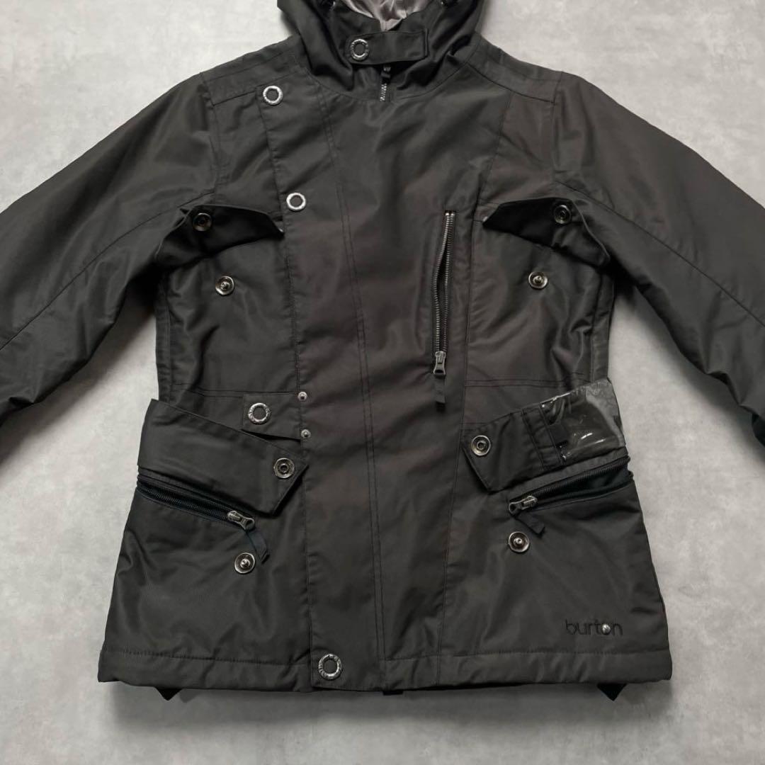 Burton black×l button dryride jacket