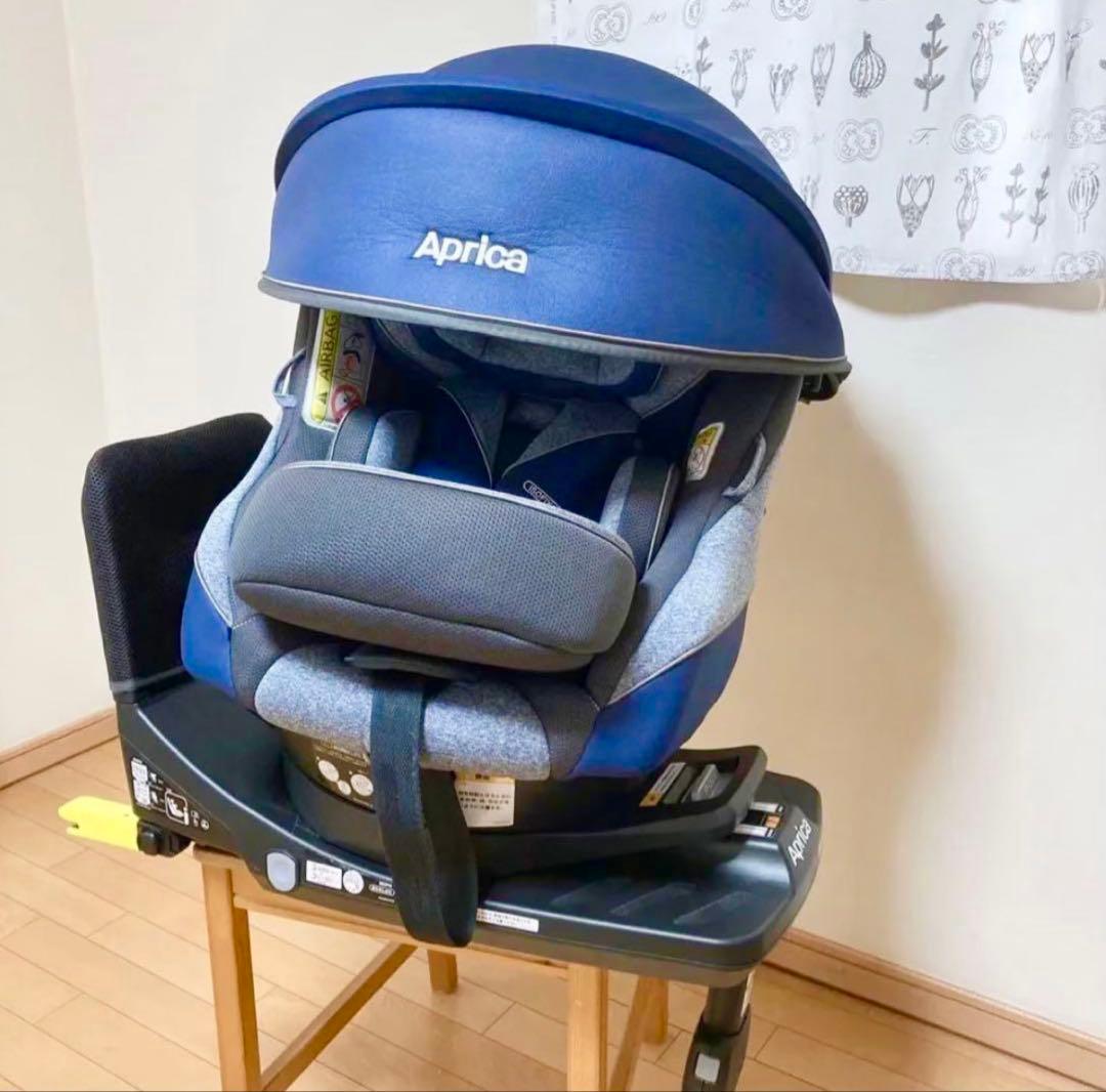 極美品】アップリカチャイルドシート クルリラプラス360°セーフティ